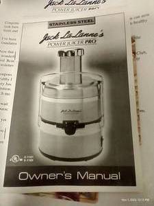 lot 229 image: Jack LaLanne Power Juicer - New In Box