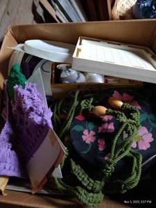 lot 271 image: Vintage Craft Supplies, Misc. Cording For Lords Supper Artwork