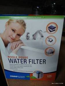 lot 275 image: Omni Filter Whole House Water Filter - New In Box