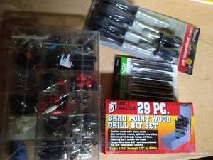lot 278 image: New Tools, Screwdriver Set, Punch Set, Drill Bit Set, And Misc.