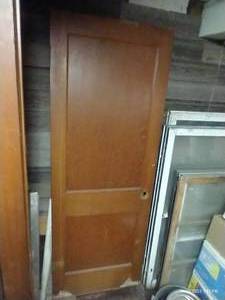 lot 292 image: (2) Wooden Full Length Doors