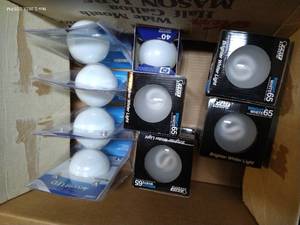 lot 316 image: Box Of Misc. Light Bulbs - Brand New In Packaging