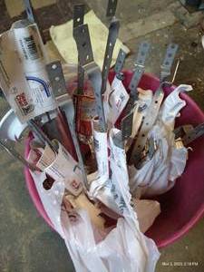 lot 327 image: Bucket Of PEX Bracketing System - New