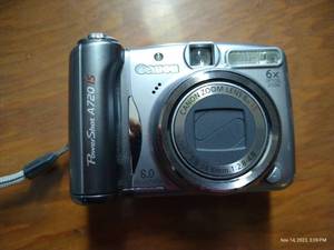 lot 354 image: Canon A 720 Powershot Camera