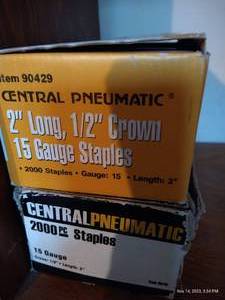 lot 370 image: (2) Boxes Of 15-Gauge Staples