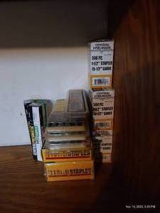 lot 372 image: (12) Boxes Various Sized Staples