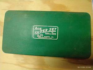lot 386 image: Ace Super Set Of Taps & Dies No. 614