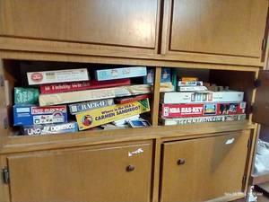 lot 398 image: Closet Shelf Full Of Games