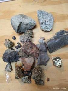 lot 411 image: Fools Gold, Volcanic Rock, Etc.