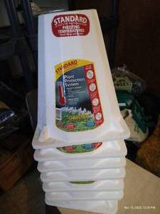 lot 446 image: (7) Styrofoam Small PlantTreeBush Protection - Like New