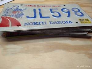 lot 452 image: (14) Misc. Vintage License Plates