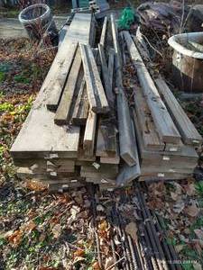 lot 505 image: Large Pile Of Wood (Weather Exposed)