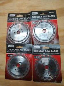 lot 519 image: (4) 3-38 Circular Saw Blades