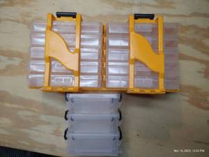 lot 521 image: Nice, Portable Set Of Organizers Plus (3) Additional Stacking Organizers
