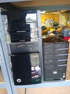 lot 551 image: HP Envy Desktop Tower & HP MediaSmart Server