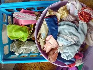 lot 554 image: Vintage Baby DollBarbie Doll Clothes & Furniture