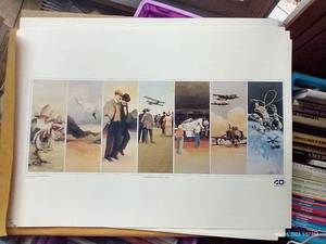 lot 556 image: (10) Vintage 1987 U.S. Air Force 40-Year Anniversary Prints