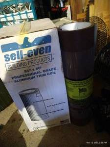 lot 560 image: (2) Rolls Of 24 Wide Aluminum Coil - Brand New