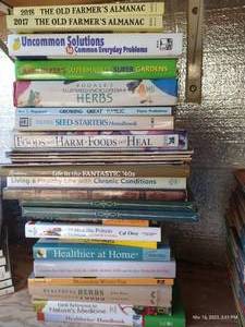 lot 624 image: Herb, Health, & Remedies Book Stack