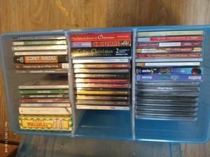lot 649 image: Small Tote of Cds & Games