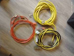 lot 651 image: Three Extension Cords