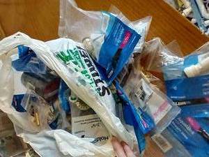 lot 659 image: Bag FULL of NEW  Plumbing Parts