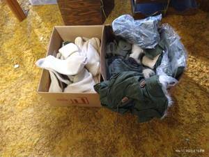 lot 725 image: Lot of Military Outerwear, Compasses, Etc.