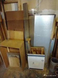 lot 748 image: Wall of Misc Scrap Wood
