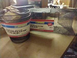 lot 777 image: Three NEW Minnow Traps