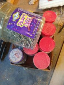 lot 796 image: Box of Hardware Jars