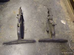 lot 809 image: (2) Vintage Saw Vise Clamps