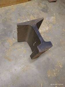 lot 813 image: Heavy Metal Chunk From Railroad Tie