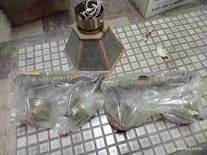 lot 932 image: (3) Vintage Light Fixtures