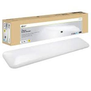 lot 17 image: Commercial Electric 49 in. x 10 in. Rectangular Light Fixture LED Flush Mount 3000 Lumens 4000K Bright White Kitchen Lighting Laundry Room