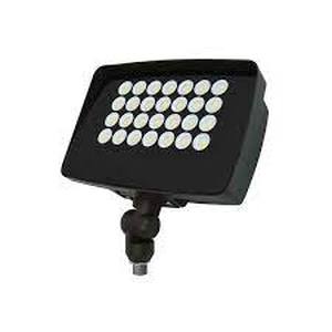 lot 14 image: Commercial Electric 400W Equivalent Integrated LED Bronze Outdoor High Output Flood Light, 12,000 Lumens, 4000K, Dusk-to-Dawn