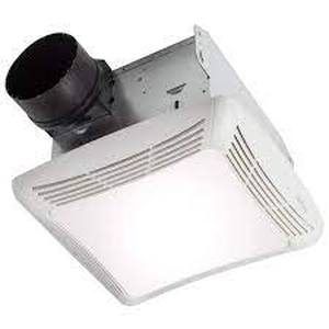 lot 35 image: Broan-NuTone 50 CFM Ceiling Bathroom Exhaust Fan with Incandescent Light