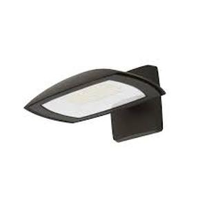 lot 36 image: Commercial Electric 175W Equivalent Integrated LED Bronze Outdoor Residential WallFlood Light, 5000 Lumens