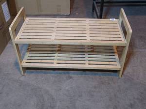 lot 64 image: Trinity Wooden Shoe Shelf