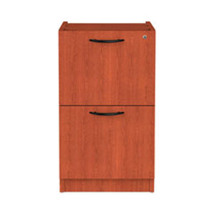 lot 60 image: Alera Valencia Series Full Pedestal File, Leftright, 2 Legalletter-size File Drawers, Medium Cherry, 15.63 x 20.5 x 28.5