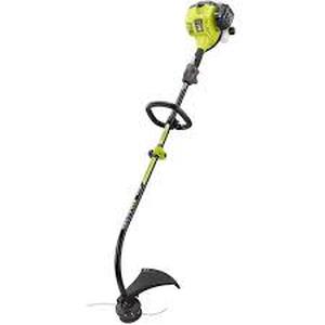lot 105 image: RYOBI 25 cc 2-Stroke Attachment Capable Full Crank Curved Shaft Gas String Trimmer