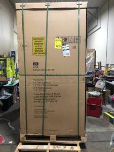Husky 4-Piece Extra Wide Heavy Duty Welded Steel Garage Storage System Customer Returns See Pictures