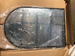 Home Decorators Collection Medium Arched Dark Bronze Antiqued Classic Accent Mirror (35 in. H x 24 in. W) Customer Returns See Pictures