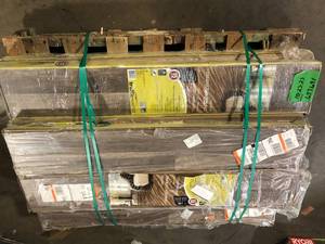 10 Boxes of TrafficMaster Grey Oak 7 mm T x 8 in. W Laminate Wood Flooring (23.9 sqftcase)   Customer Returns See Pictures