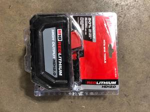 Milwaukee M18 18-Volt Lithium-Ion High Output 12.0Ah Battery Pack    Customer Returns See Pictures