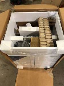 24 in. Laundry Sink Cabinet by Glacier Bay  Customer Returns See Pictures