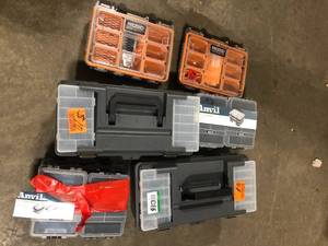 Lot of Assorted Tool Boxes Various Sizes and Conditions   Customer Returns See Pictures
