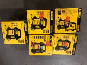 Lot of Assorted Dewalt Portable Power Stations Various Sizes and Conditions  Customer Returns See Pictures