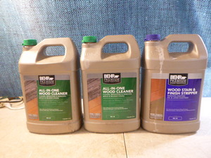 lot 31 image: Behr Premium Wood Cleaner and Wood Stain & Finish Stripper