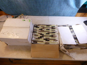 lot 37 image: Multi-Color Back Splash Tile