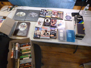 lot 63 image: VHS Taps and Books